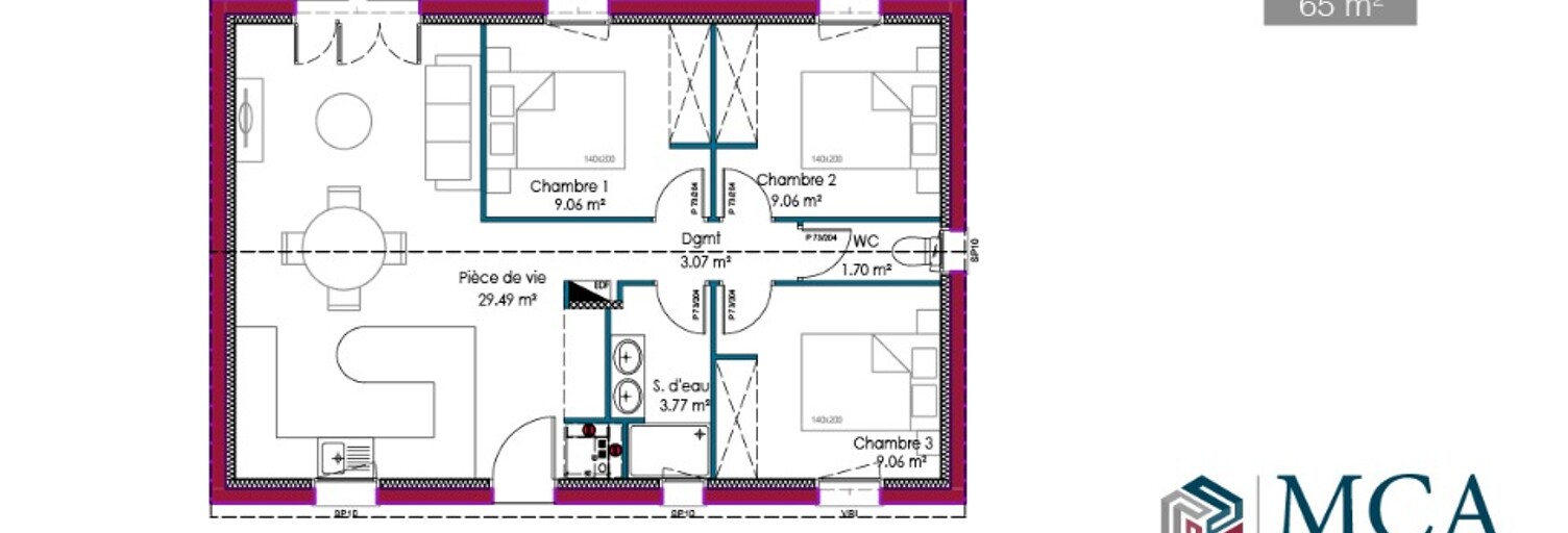 Maison 4 Pièces 65 m² à vendre à Clermont (40180)