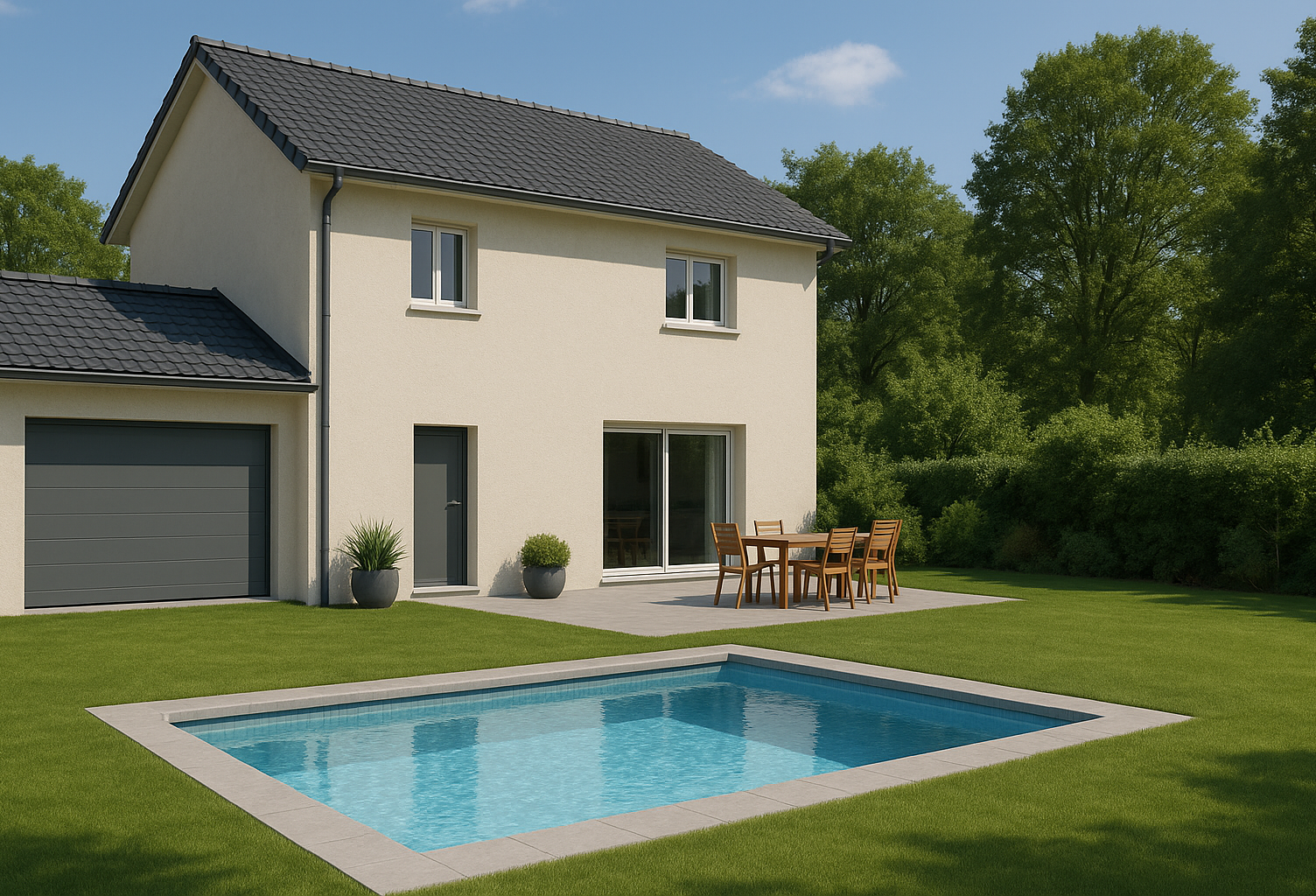 TERRAIN 795m2 SOUCIEU EN JARREST — photo 1