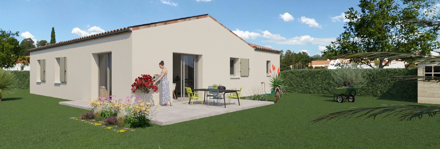 Maison 88 m² à construire Saint-Marcel-lès-Sauzet (26740)
