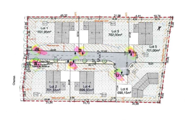 Terrain Beaumont-sur-Lèze 682 m² - Lot 3 — photo 2
