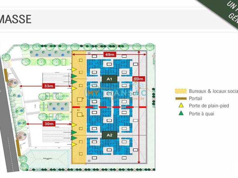 Lot A1 : A LOUER Local d'activité 2 635m² à Aulnay-sous-Bois — photo 1