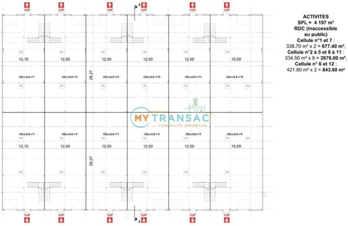 My Transac vous propose à la vente des cellules neuves à partir de 421m² et jusqu'à 5296m²au sein de la ZI de CHennevières sur Marne — photo 4