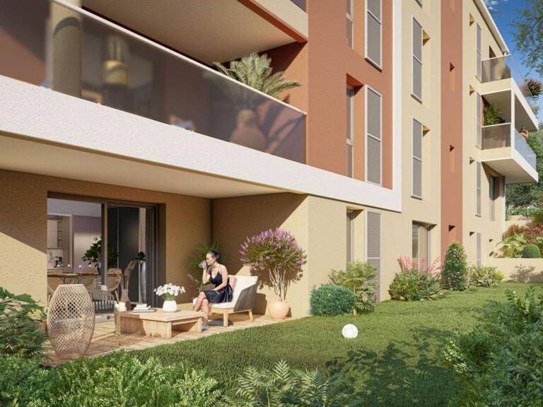 Appartement Type 3 - 76 m2 avec Jardin privatif de 73 m2 À Vendre dans résidence neuve avec place de parking en sous-sol et cave privative — photo 1