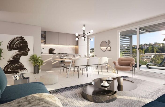 Appartement Type 3 - 76 m2 avec Jardin privatif de 73 m2 À Vendre dans résidence neuve avec place de parking en sous-sol et cave privative — photo 3