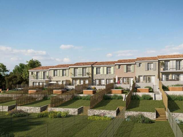 MAISON TYPE 4 - TROIS CHAMBRES - MITOYENNE DE 89 M2 AVEC 116 M2 DE JARDIN PRIVATIF A VENDRE DANS PROGRAMME NEUF LIVRABLE IMMÉDIATEMENT — photo du bien
