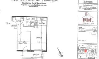 Appartement 2 Pièces 45 m² à louer à Meyzieu (69330)