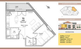 Appartement 2 Pièces 47 m² à vendre à Albi (81000)