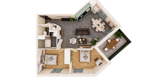 Appartement 3 pièces  à vendre Albi 81000