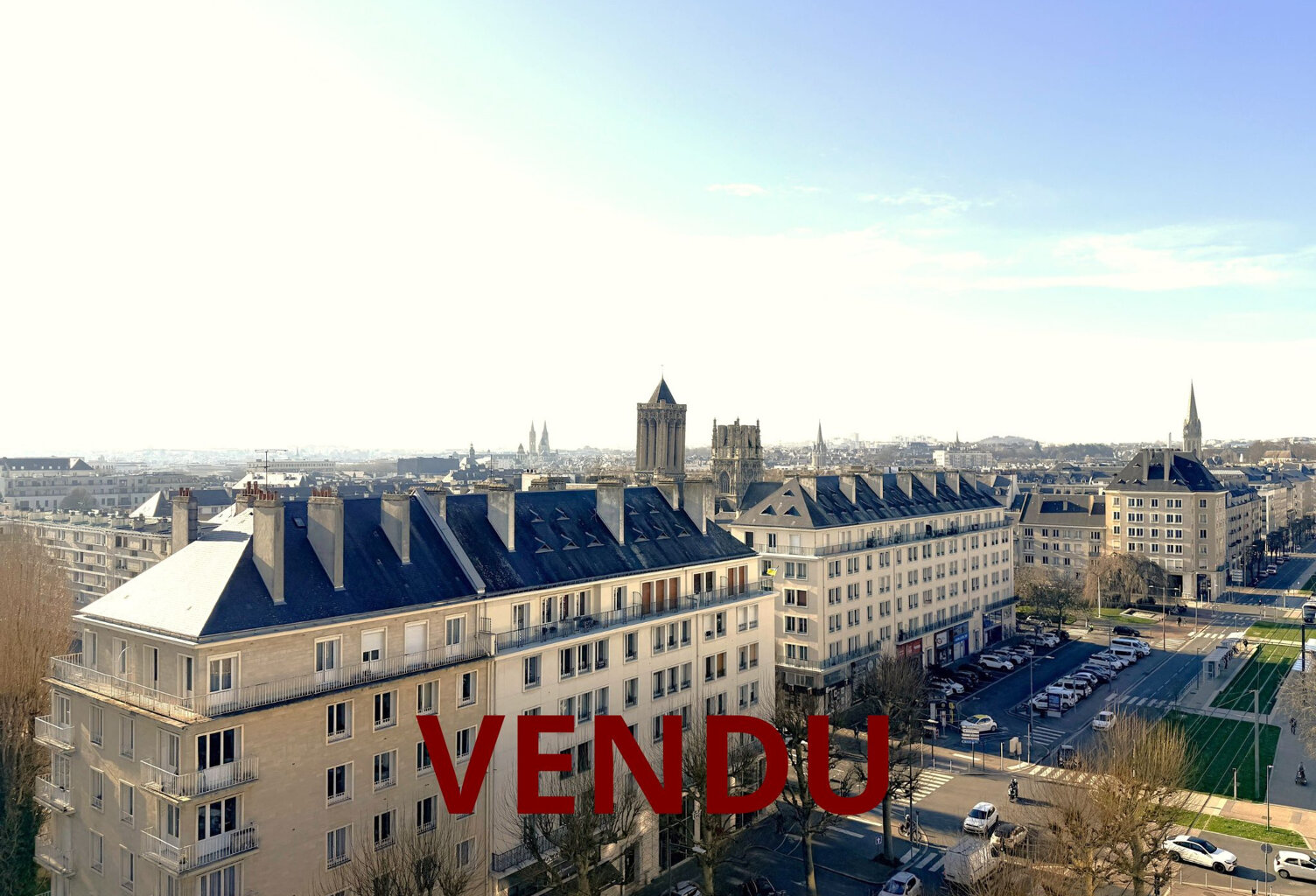 CAEN CENTRE APPARTEMENT 3 PIECES A VENDRE AVEC BALCON — photo 1