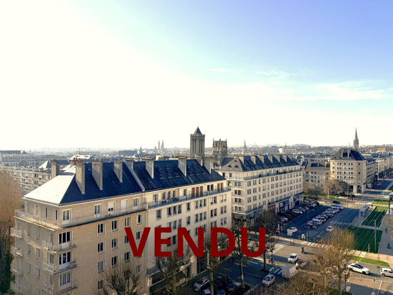 CAEN CENTRE APPARTEMENT 3 PIECES A VENDRE AVEC BALCON — photo 1