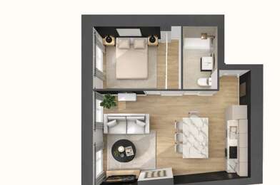 Appartement 2 pièces 180000 €