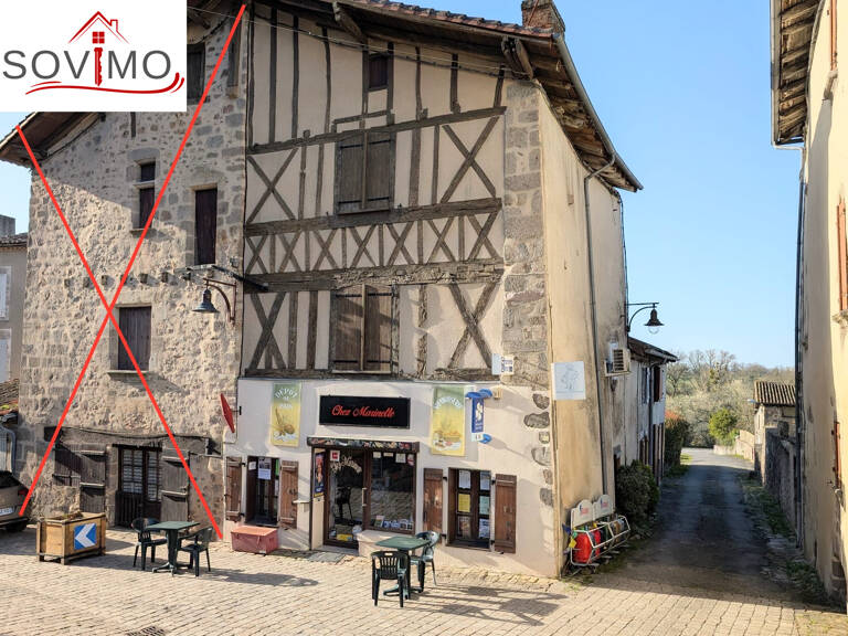 DANS UN JOLIE BOURG, IMMEUBLE LOUÉ AVEC LOCAL COMMERCIAL EN — photo 1