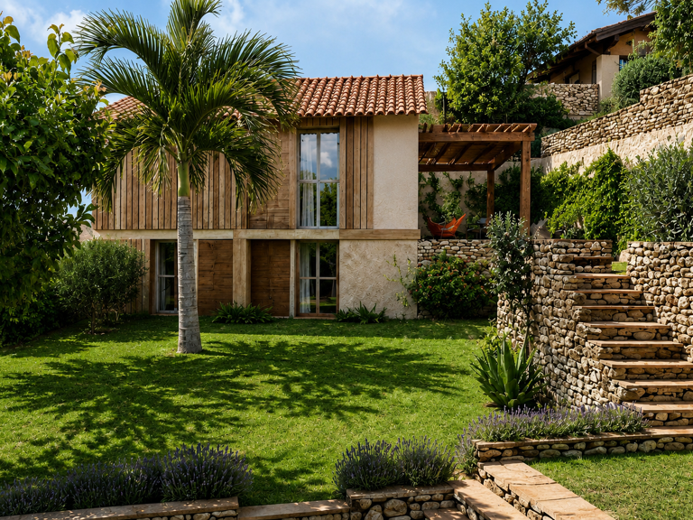 Roquebrune cap martin terrain vendu avec projet de construct — photo 1