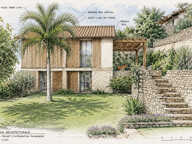 Roquebrune cap martin terrain vendu avec projet de construct — photo 2