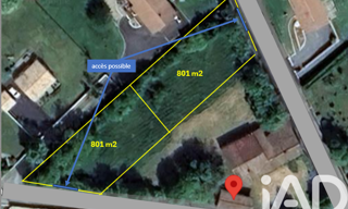 Terrain  801 m² à vendre à François (79260)