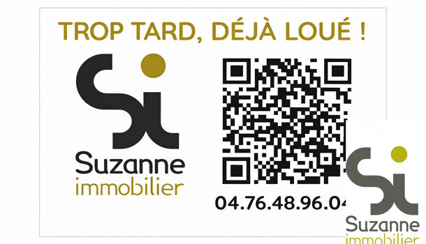 Appartement 2 pièces  à louer Grenoble 38000