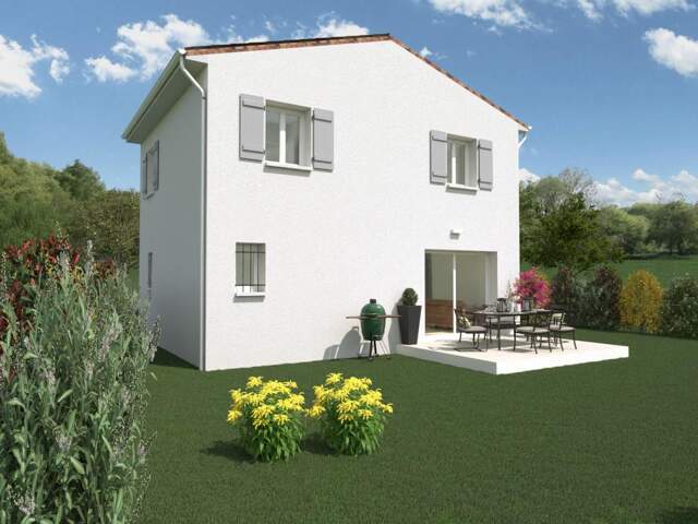 PROJET LORIOL :  Maison 3 chambres+ garage+ terrasse+ terrain 350 m² — photo du bien