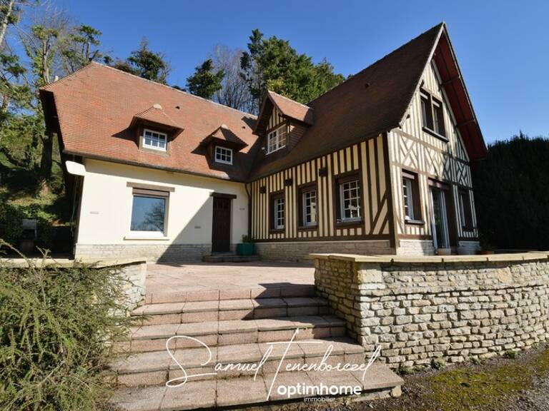 Maison de caractère 177 m², 4 ch avec dépendance et vue vallée –  CAMBREMER (14340) — photo 1
