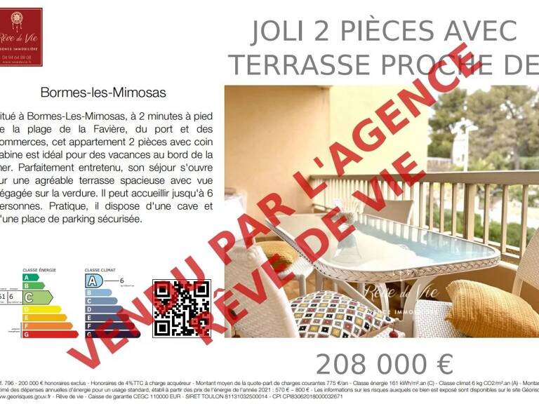 JOLI 2 PIÈCES AVEC TERRASSE PROCHE DE LA PLAGE — photo 1