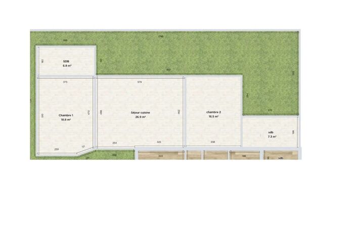 SAINTE CLOTILDE (97490) Maison (à rénover) T3 de 76.30 m² + jardin — photo 5