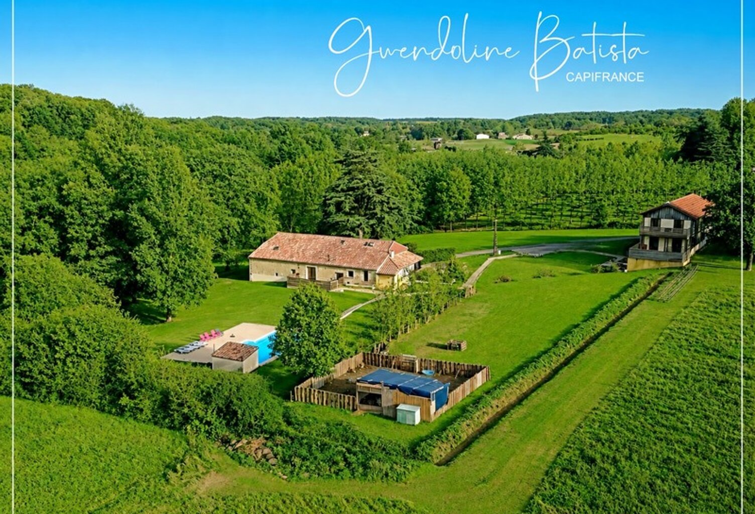 Superbe propriété composée d'une Maison Principale et de 3 Gîtes - Terrain 1,9 Ha avec Piscine — photo 1