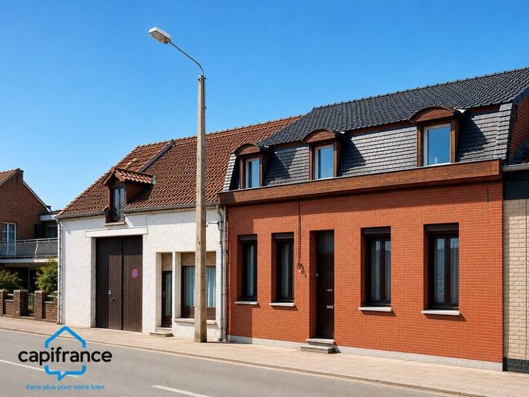 160 m² , 5 chambres, un garage et une cour privée : à Marchiennes, une maison aux multiples possibilités à 199 500 € FAI — photo 1