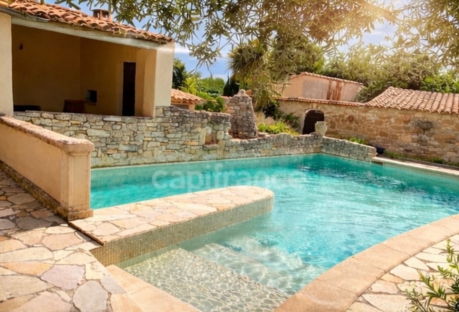 VILLA PROVENCALE DE PLAIN-PIED A AUBIGNAN (84) AVEC PISCINE — photo 1