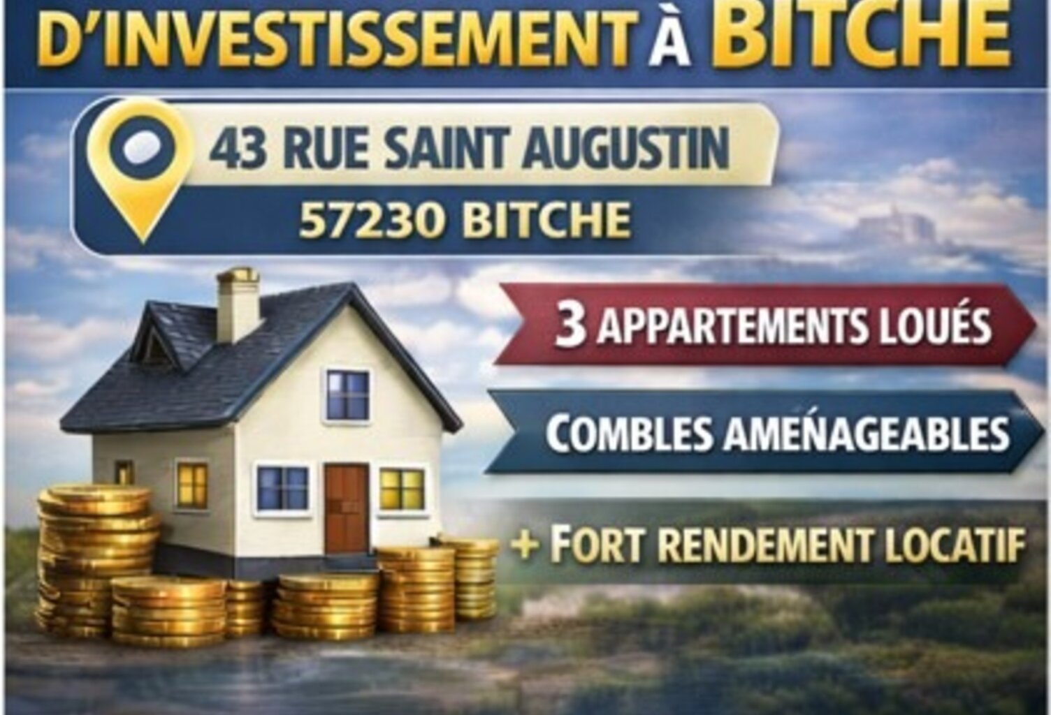 Immeuble à vendre BITCHE (57) — photo 1
