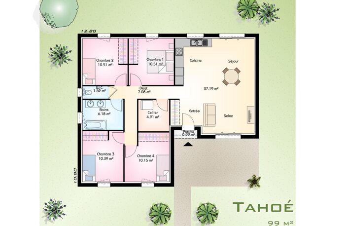 Projet maison + terrain Allériot — photo 3