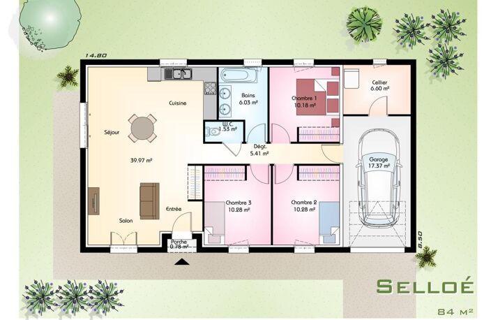 Projet maison + terrain Gergy — photo 3