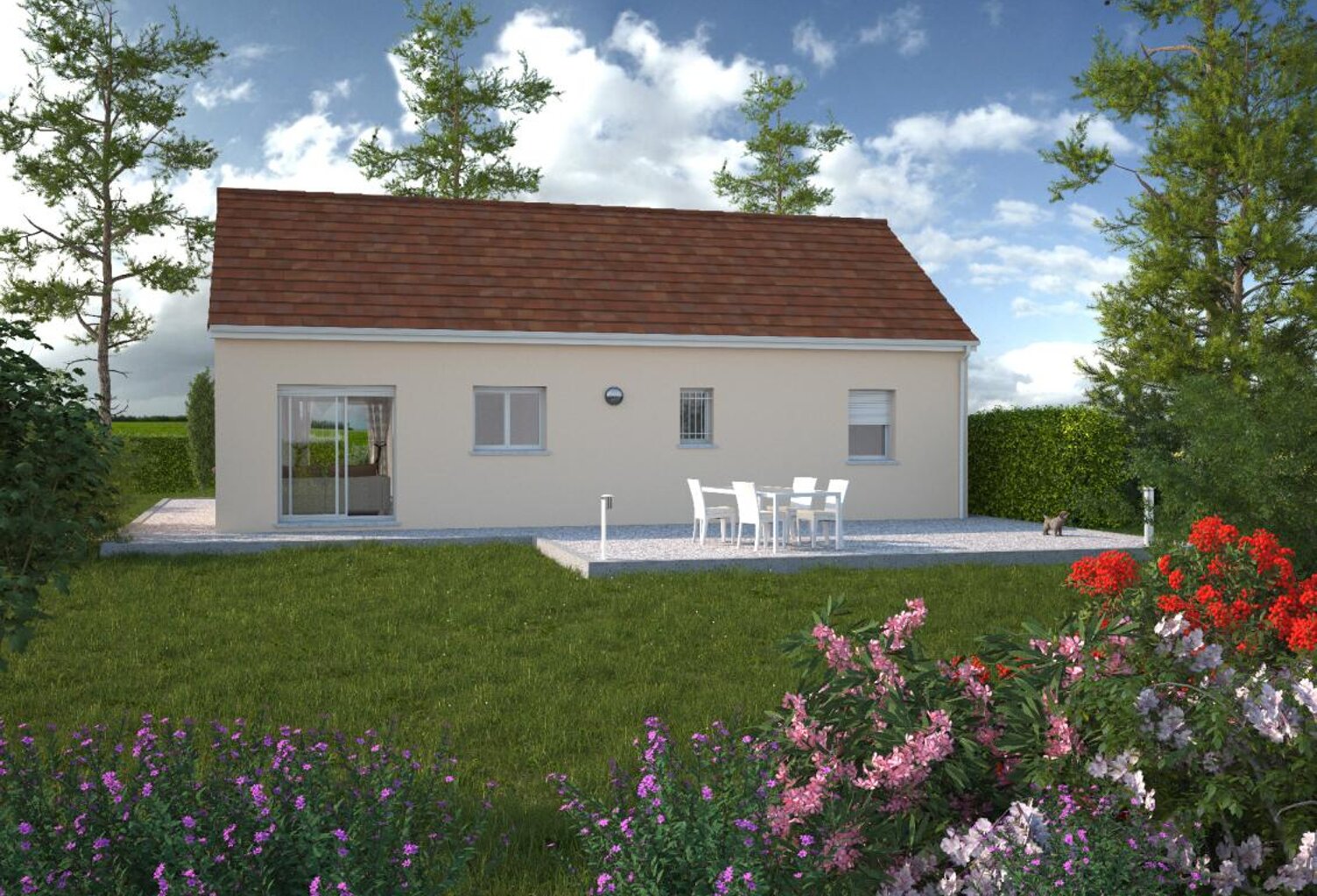 Projet maison + terrain L'Abergement Ste Colombe — photo 1