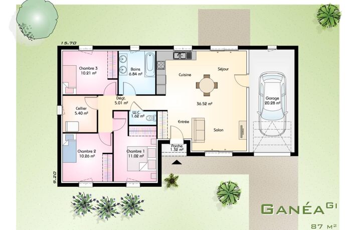 Projet maison + terrain L'Abergement Ste Colombe — photo 3