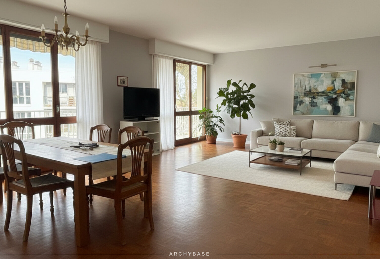 33110 LE BOUSCAT CENTRE VILLE APPARTEMENT T5 95 m2  CELLIER  ET GARAGE INDIVIDUEL — photo 1