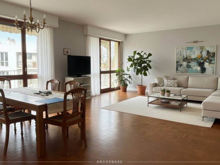 33110 LE BOUSCAT CENTRE VILLE APPARTEMENT T5 95 m2  CELLIER  ET GARAGE INDIVIDUEL — photo 1