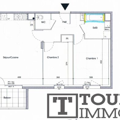 Appartement 3 pièces 299000 €