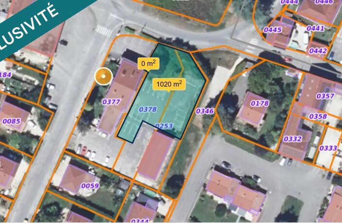 TULLINS, Terrain constructible de 1000m² — photo 3