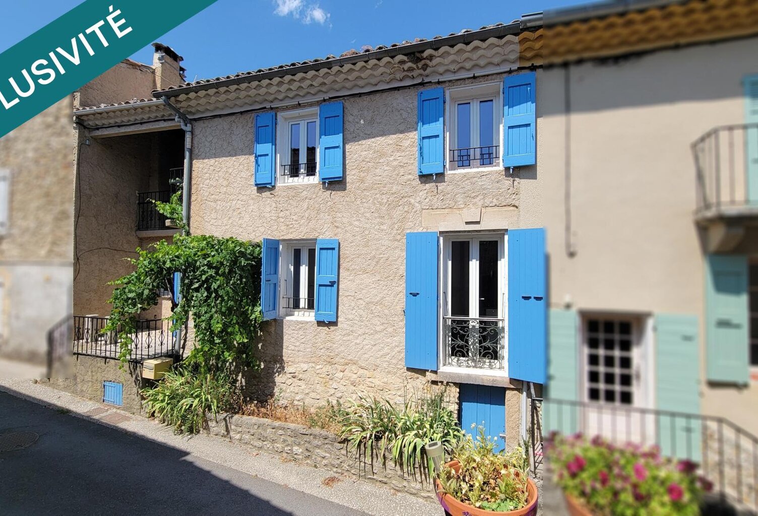 Maison de village avec grand garage et terrasses — photo 1