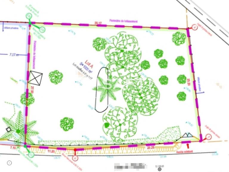 Superbe terrain à bâtir 1018m2, libre de constructeur — photo 1