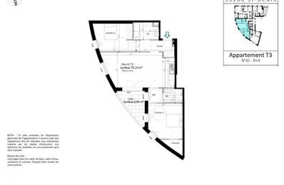 Vente Appartement 3 pièces — photo du bien