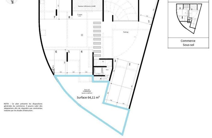 Vente Murs commerciaux 183 m&sup2; — photo 2