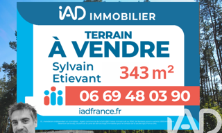 Terrain  343 m² à vendre à Ychoux (40160)