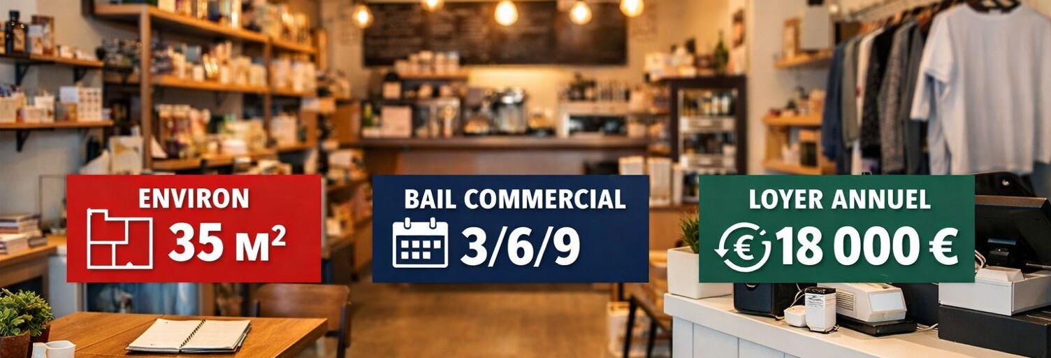 Commerce  35 m² à vendre à La Flotte (17630)