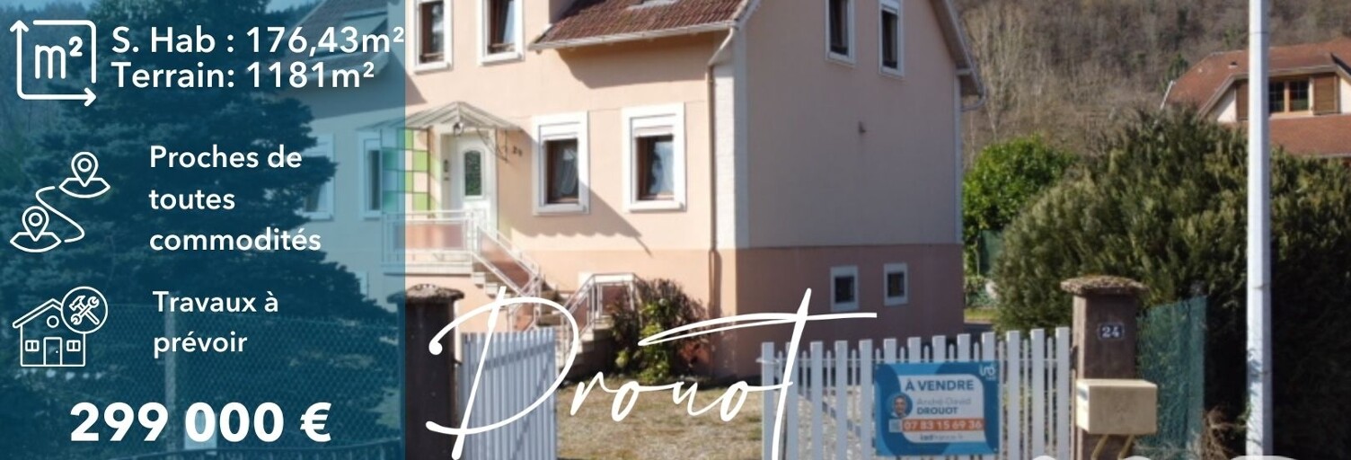 Maison 8 Pièces 176 m² à vendre à Wisches (67130)