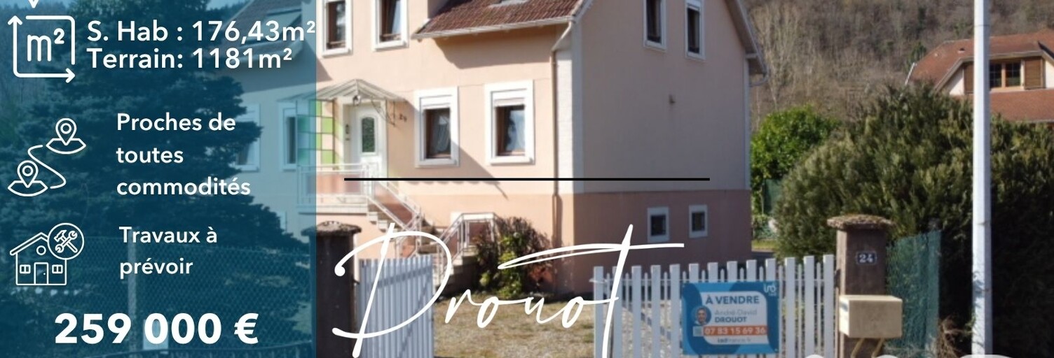 Maison 8 Pièces 176 m² à vendre à Wisches (67130)