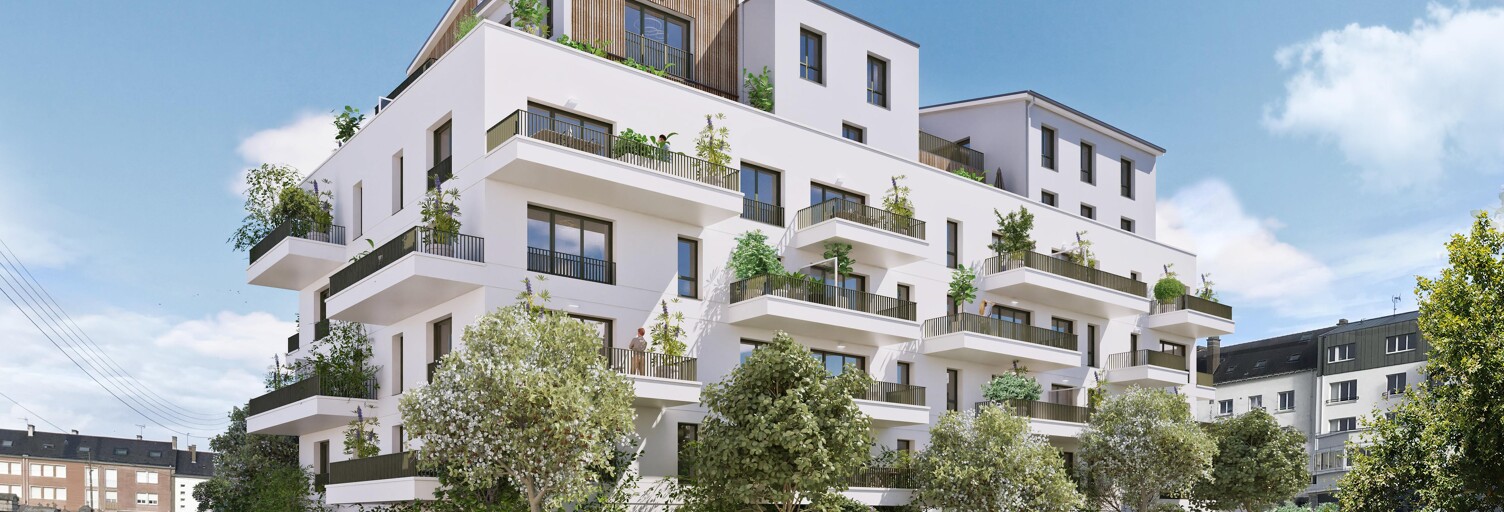 Appartement neuf T1, T2, T3, T4 Pièce 24 à 81 m² à vendre à Saint-Nazaire (44600)