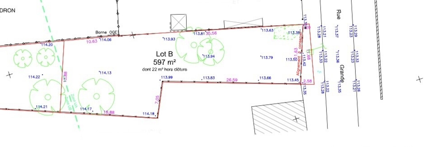 Terrain  597 m² à vendre à Les Écrennes (77820)