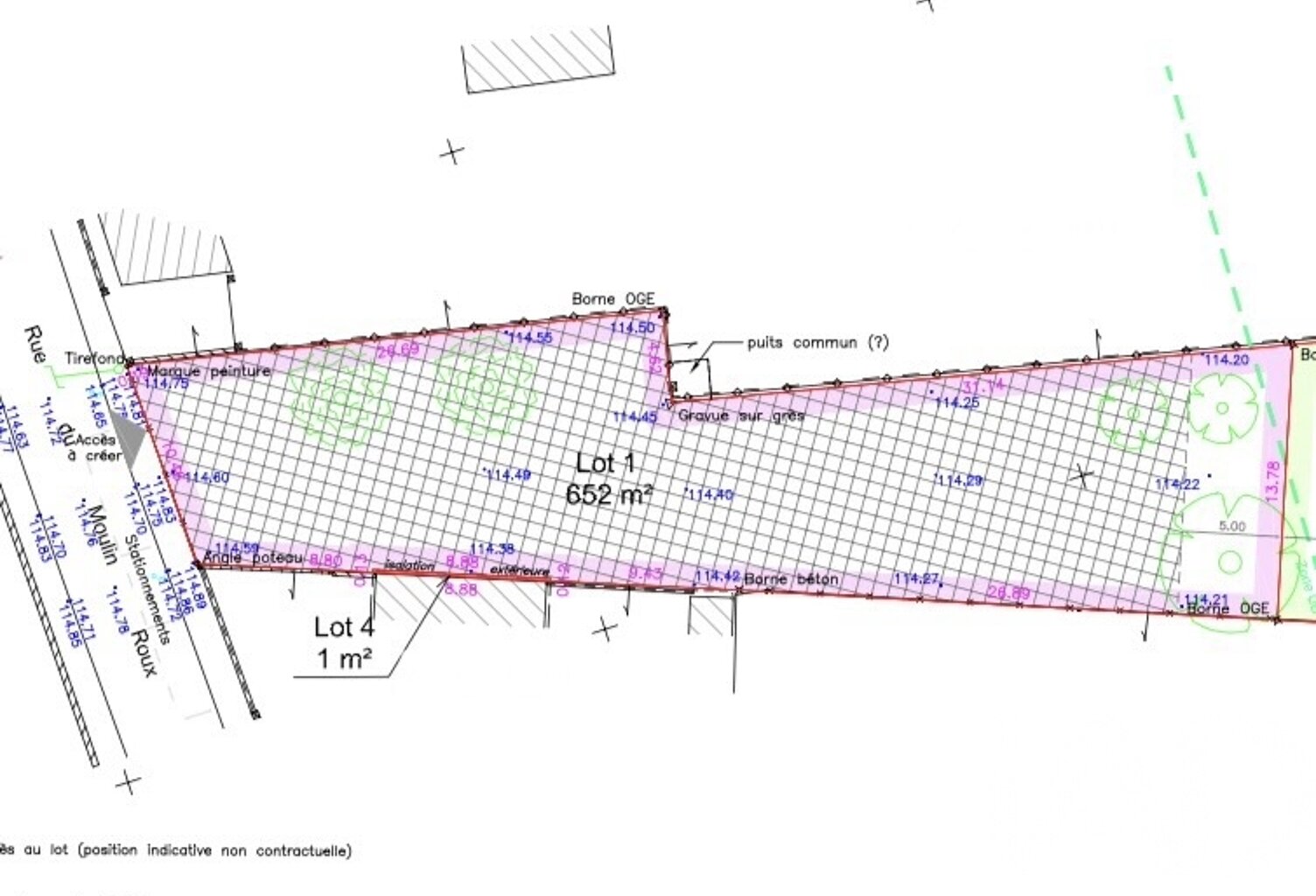 Vente Terrain à bâtir 652 m&sup2; — photo 1
