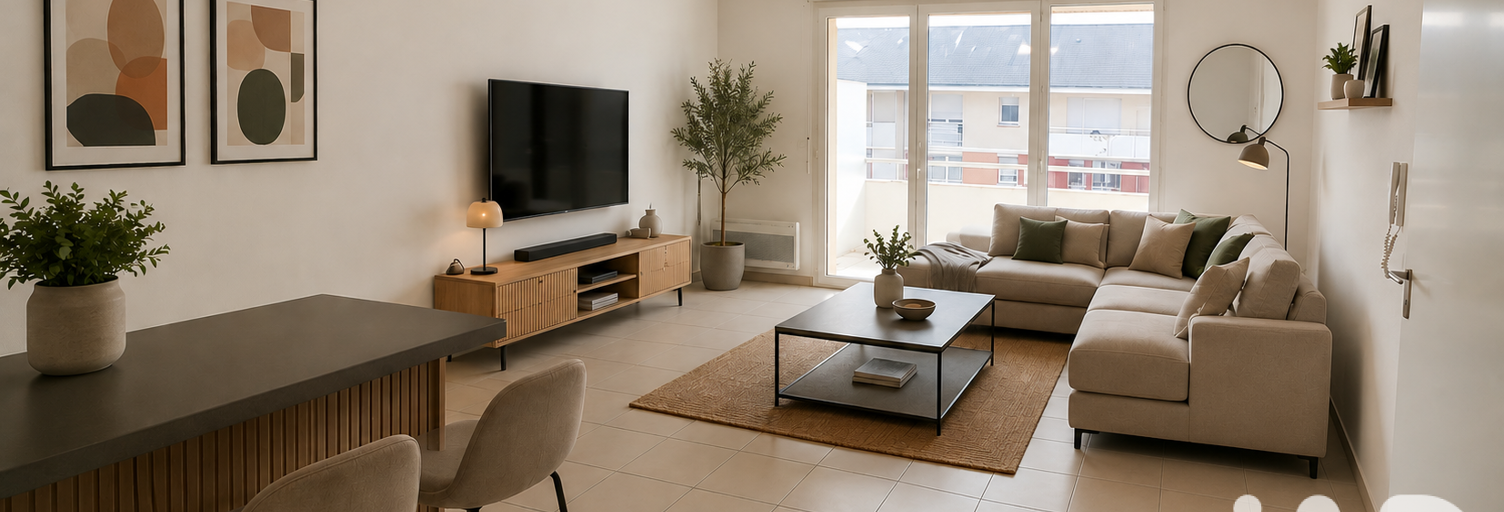 Appartement 2 Pièces 43 m² à vendre à Amfreville-la-Mi-Voie (76920)