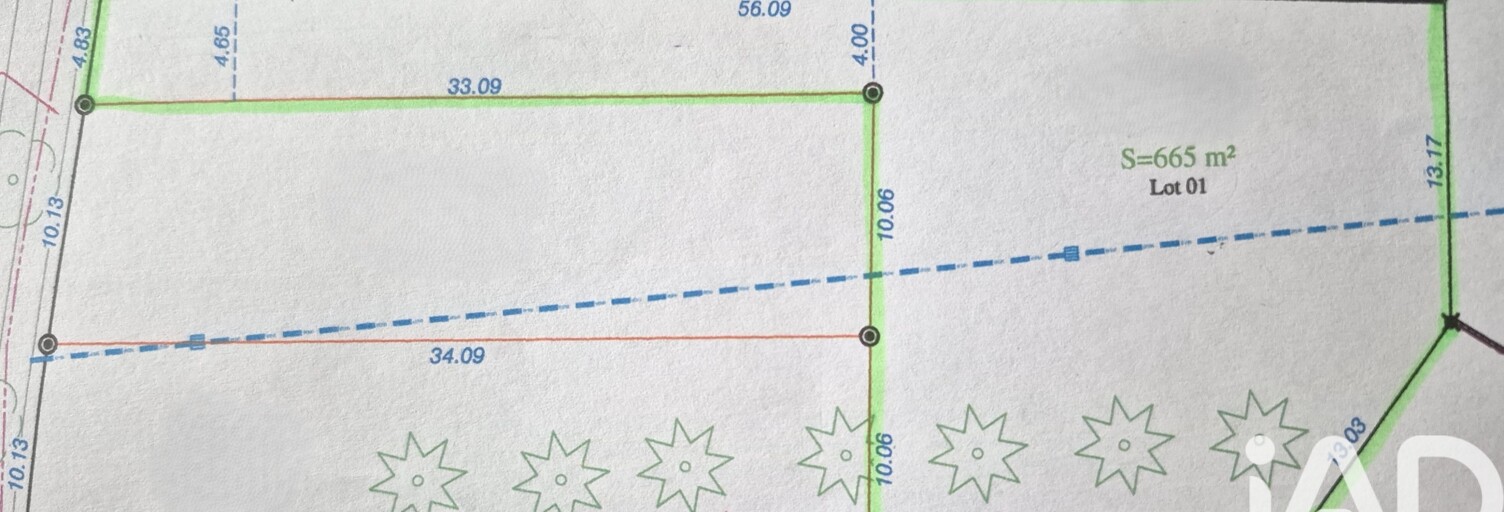 Terrain  665 m² à vendre à Landeronde (85150)