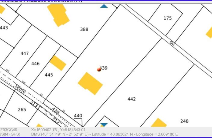 Terrain constructible viabilisé 1800 m²  Villiers-sur-Morin — photo 4